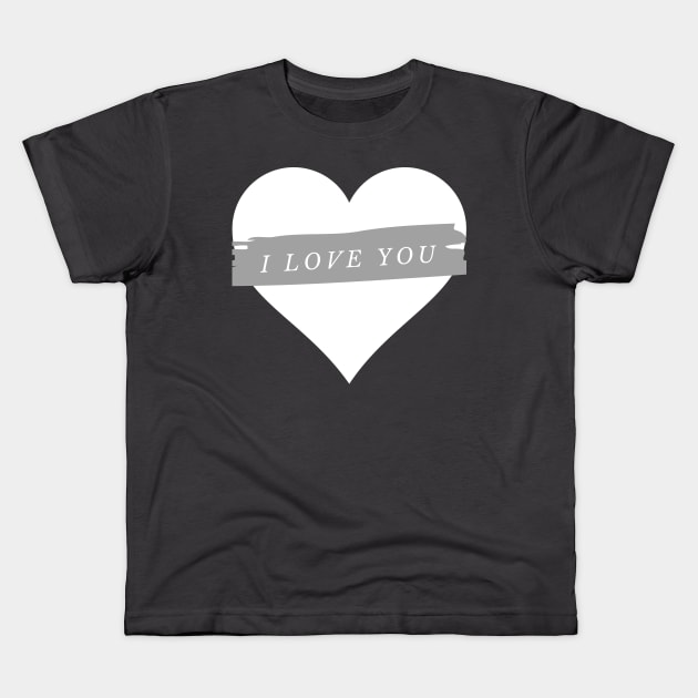 i love you couple people Kids T-Shirt by ✪Your New Fashion✪